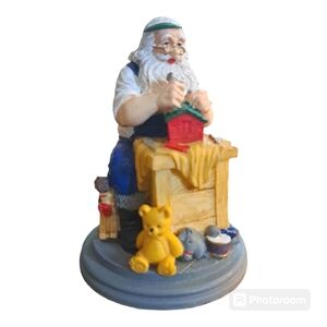 Vintage Santa figurine christmas home decor